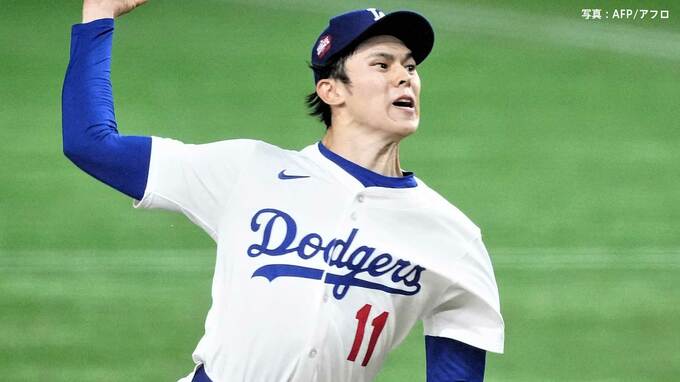 佐々木朗希、デビュー戦は3回56球1失点で降板　3連続四球で初失点も2者連続Kで雄叫び、鈴木誠也からメジャー初三振|TBS NEWS DIG