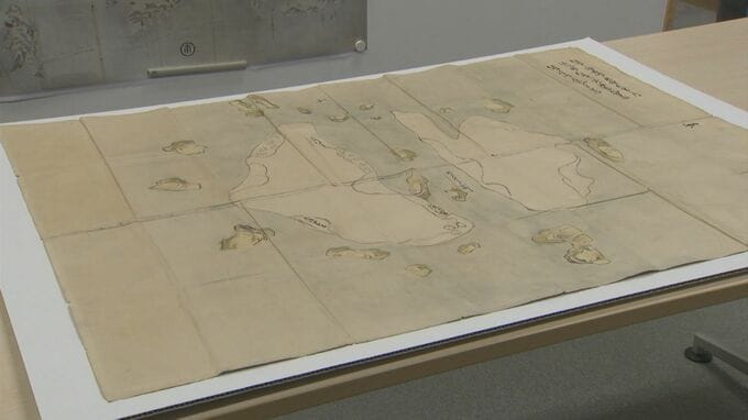 「韓国側の主張の問題点を指摘する重要な地図が手に入った」江戸時代中期に商家によって描かれたとされる竹島の絵図公開「日韓関係、日中関係を改善していくのであれば、竹島というものは避けて通れない」|TBS NEWS DIG