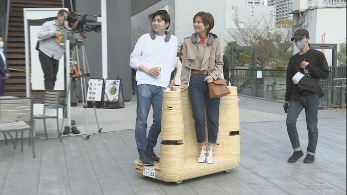 JR東日本　歩行者の速度で自動走行する「モビリティ」で街中を周遊　実証試験公開|TBS NEWS DIG