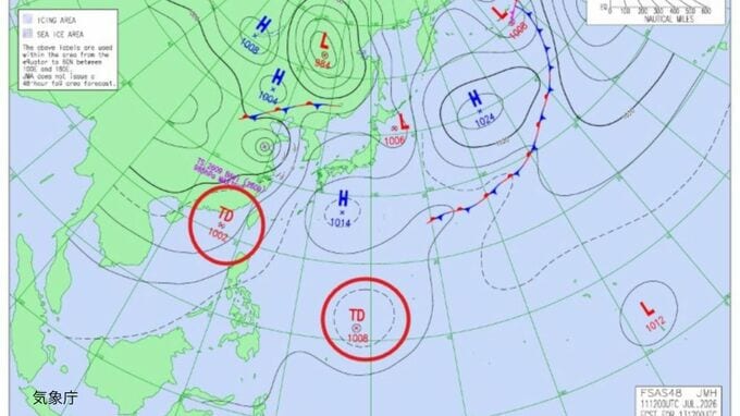 【“台風のたまご”２つ発生か】太平洋高気圧は勢力を強め「猛暑」も　今後の動向は？　22日までの雨風シミュレーション【気象予報士が解説】|TBS NEWS DIG