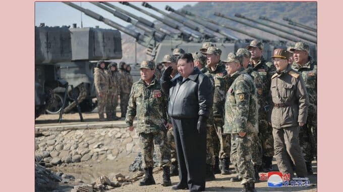 金総書記がソウルを射程に収める砲兵部隊を指導　「無慈悲で迅速な打撃で主導権を握ることができるよう」砲兵強化を指示
