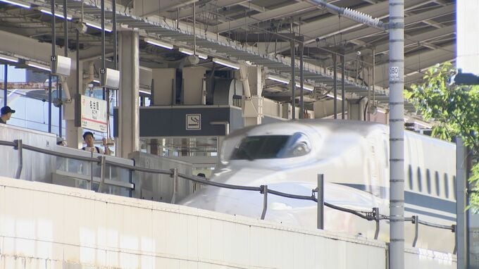 お盆の東海道新幹線　前年比7％増加　計画運休も|TBS NEWS DIG