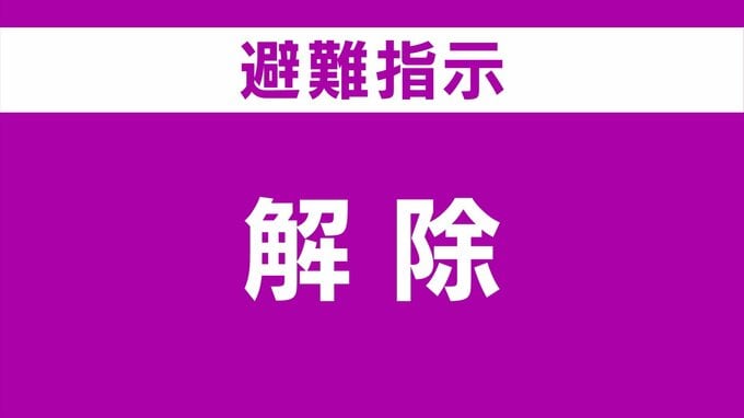 土砂災害警戒情報解除　全市民への避難指示解除　福島・いわき市　|　福島のニュース│TUF