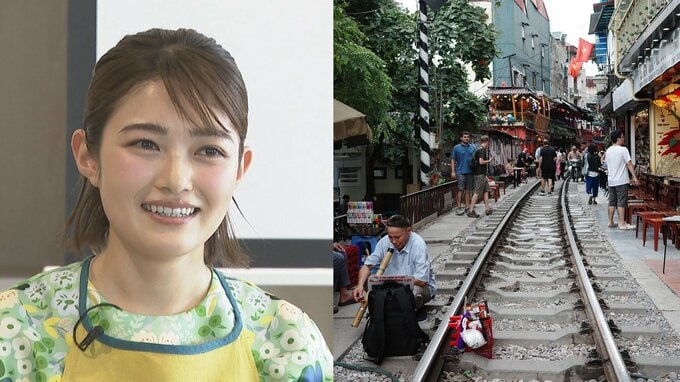【 井上咲楽 】　ベトナム旅の思い出写真を大公開　「行きたかった食器屋さんでたくさん買いました！」　現地デザートや賑やかな線路沿いの街並みも紹介|TBS NEWS DIG