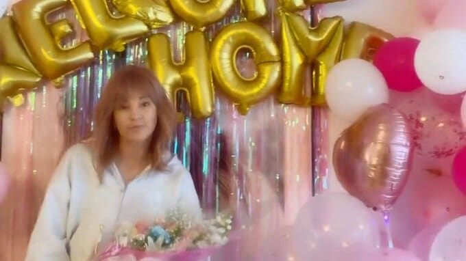 【がん闘病】梅宮アンナさん「本日無事に退院」自宅でお祝いサプライズ “WELCOME HOME” 右胸全摘手術からのリハビリ中|TBS NEWS DIG