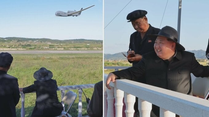 北朝鮮・金正恩氏　国内開発無人機の性能試験を視察　AI＝人工知能技術の向上や生産能力の拡大を指示