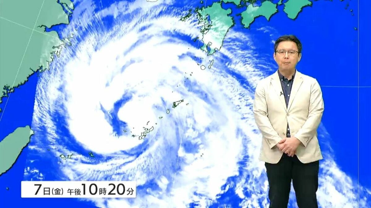 【気象予報士解説】大型で非常に強い台風13号　奄美地方の広い範囲が暴風域