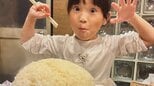 【 ののちゃん 】「パワー飯!」山盛りご飯にまん丸お目目でリアクション「食べる気満々でした」|TBS NEWS DIG