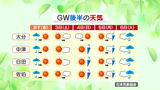 【気象予報士解説】ゴールデンウイーク後半の天気 ドライブは車内での熱中症に注意を | 大分のニュース|OBS NEWS|大分放送