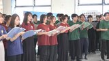 早稲田大学合唱団　甲府駅で息の合ったハーモニーを響かせる　今月22日にサマーコンサート　山梨|TBS NEWS DIG