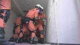 解体予定の病院の壁を破壊…患者の救助を想定に本格訓練 大分 | 大分のニュース|OBS NEWS|大分放送