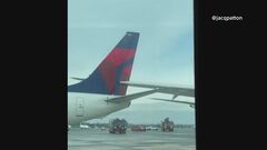 米シアトル・タコマ国際空港で地上移動中の日本航空機が別の旅客機の尾翼に接触　けが人なし| TBS CROSS DIG with Bloomberg