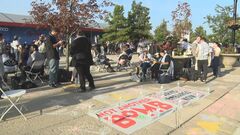 米民主党大会で「パレスチナ人に演説の機会を」 代議員が会場入り口で抗議| TBS CROSS DIG with Bloomberg