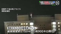 北朝鮮がICBM級弾道ミサイル1発発射、ロフテッド軌道で日本のEEZ内に落下　米国全土が射程圏内か| TBS CROSS DIG with Bloomberg