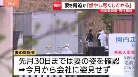 【独自】「残らないよう燃やし尽くしてやる」妻を脅迫か　旭山動物園の焼却炉に妻の遺体を遺棄したとして事情聴取の30代男性職員|TBS NEWS DIG