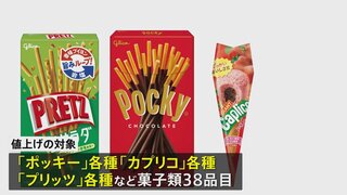 グリコ　ポッキーなど菓子類38品目値上げ 5月1日出荷分から 値上げ幅は3%～12%| TBS CROSS DIG with Bloomberg
