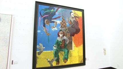多彩なジャンルの絵画を集めた美術団体「創元会」の作品展 自由な
