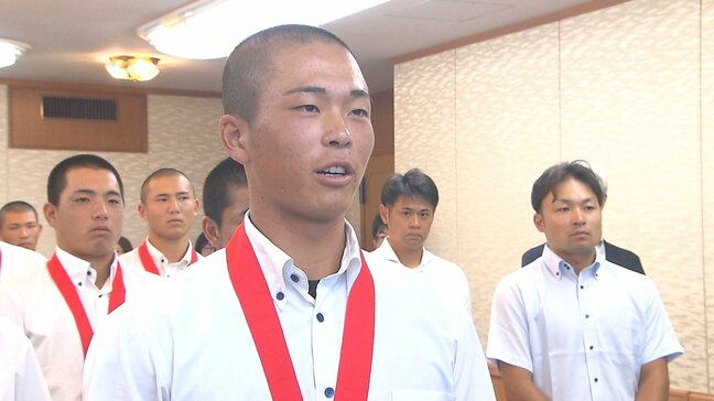 明豊高校野球部、夏の甲子園へ出発前に知事表敬　「一戦一戦を大切に」悲願の日本一目指す　大分|TBS NEWS DIG