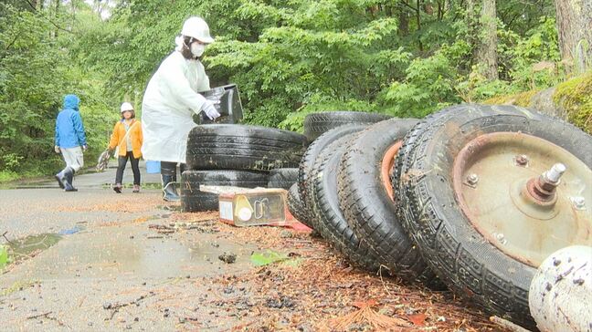 「犯罪だと認知していただいて、適正処理を」不法投棄防止一斉パトロール　山梨・静岡・神奈川で実施|TBS NEWS DIG