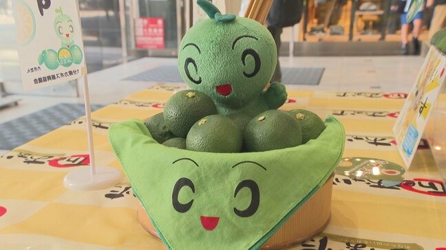 県産カボスをＰＲ　大分市中心部でイベント始まる|TBS NEWS DIG