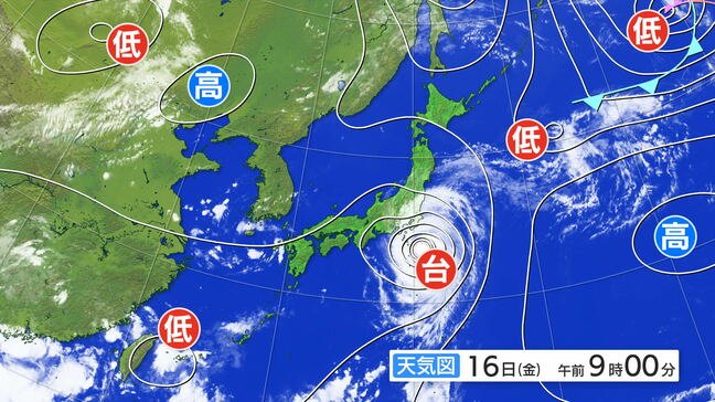 【台風情報】台風7号の影響で宮城・福島にも"線状降水帯予測情報"　大雨災害の危険度急激に高まるおそれ　今夜から雨・風ともに警戒　tbc気象台|TBS NEWS DIG
