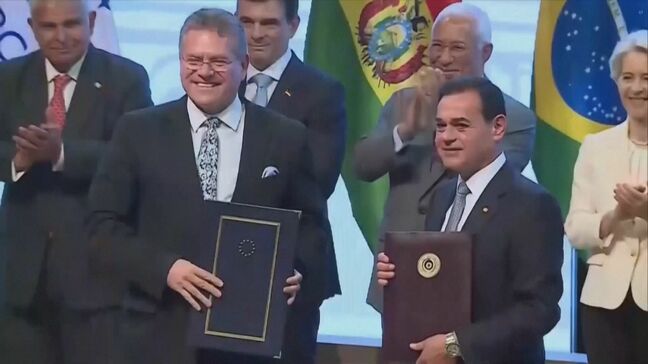 EUと南米が自由貿易協定に署名“人口7億人の巨大市場へ”フランスの農家らが反発 今後の承認手続きは不透明|TBS NEWS DIG