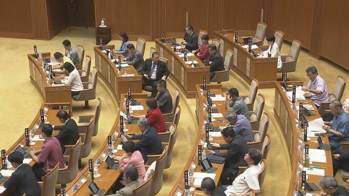 ワシントン事務所運営費の全額削除求める自民党案を審議　玉城知事「知事権限を踏まえて判断」再議権を行使するか注目|TBS NEWS DIG