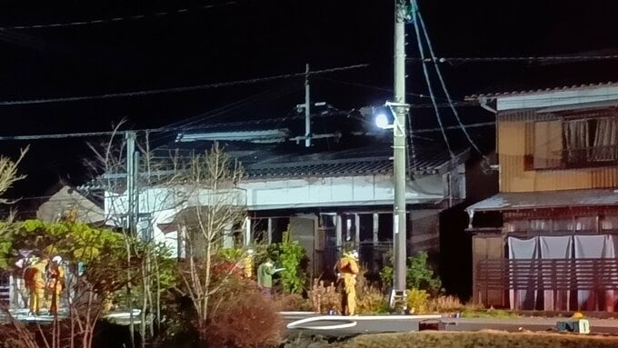 「1階が燃えている」　山口市で未明に住宅火災 住人の男性は逃げ出しけが人なし|TBS NEWS DIG