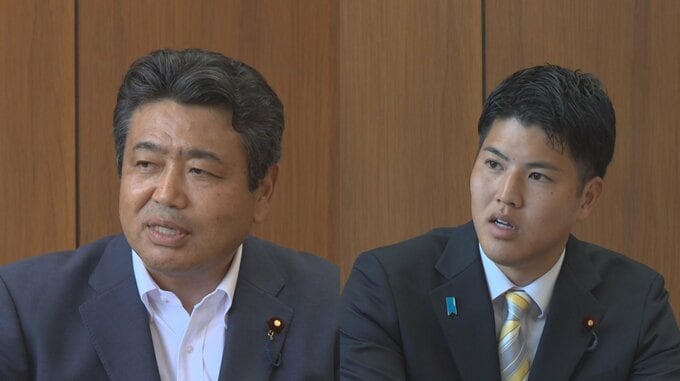 特別国会閉会 西田、小竹両衆院議員が来社 西田氏「熊本に恩返し」小竹氏「統一選で地方議員倍増」|TBS NEWS DIG