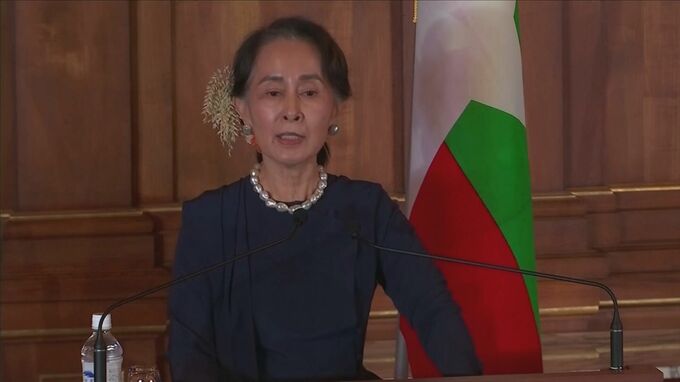 「軍事政権に正当性ない」スー・チー氏政党が軍事政権を非難　ミャンマー軍からの“解散処分”受け|TBS NEWS DIG