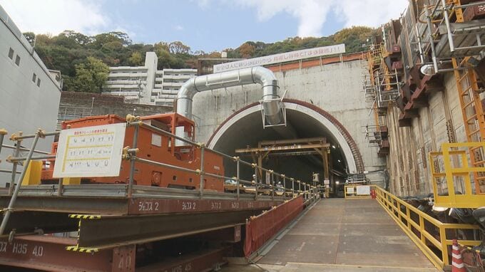 二葉山トンネルの掘削を中断　地表面が基準値より上昇　広島高速5号|TBS NEWS DIG