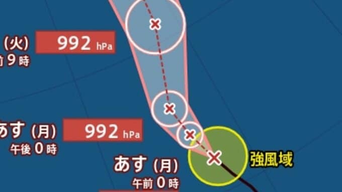 【台風情報】日本のはるか東を北上中「台風23号（バンラン）」...今後の進路は？9月9日までの雨・風シミュレーションで確認【気象庁30日午後0時45分発表】|TBS NEWS DIG