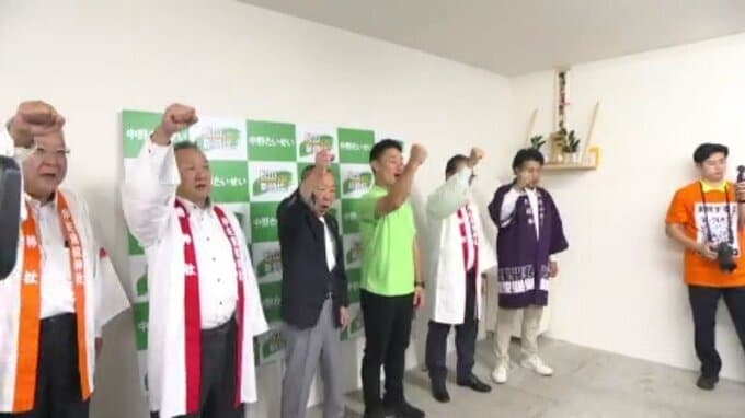 松山市長選　「八町会」が新人・中野泰誠氏に推薦状|TBS NEWS DIG