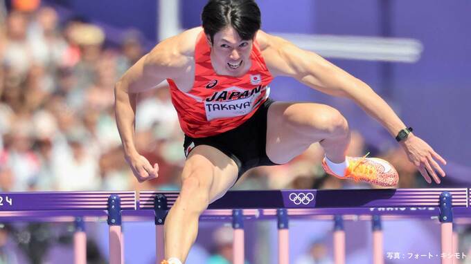男子110mハードル敗者復活ラウンド、高山峻野 わずか0.005秒差で準決勝進出ならず【パリ五輪】|TBS NEWS DIG