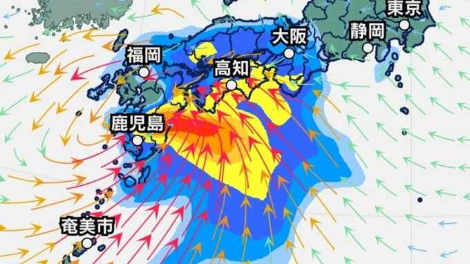 【台風のたまご】熱帯低気圧は“一時的に台風”になる可能性も⋯7日に九州や四国へ接近予想、沿岸部を中心に200ミリの大雨のおそれ【雨風シミュレーション】　|　高知のニュース・天気｜KUTV NEWS | KUTVテレビ高知