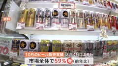 「ビール」10月の販売実績59％増加　「第3のビール」は販売実績33％減少　酒税法改正の影響も| TBS CROSS DIG with Bloomberg