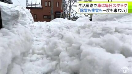 青森市民から悲鳴「除雪も排雪も一度も来ない」1月中旬から行われてい