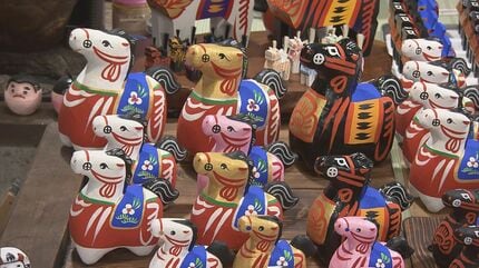 来年“うま”くいくように」干支の張り子作り最盛期 三春駒も人気 福島