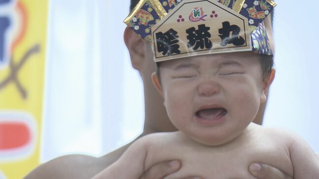 堂々たる泣きっぷりに温かい歓声　健やかな成長を…赤ちゃん泣き相撲　福島|TBS NEWS DIG