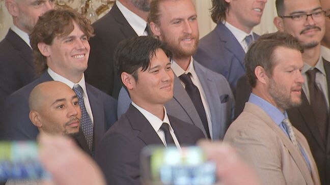 大谷選手がホワイトハウスを初訪問　トランプ大統領が活躍を称賛|TBS NEWS DIG