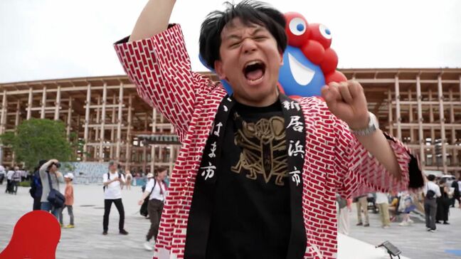 「思うように作れてバッチリ！」画家・石村嘉成さんが大阪・関西万博で版画制作を披露|TBS NEWS DIG