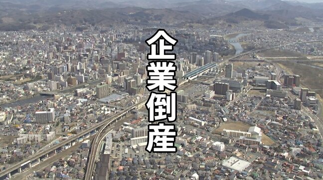 【倒産】県内1～6月の企業倒産は27件、負債59億円に減少　前年の“震災後最多”から一転も…東京商工リサーチ「利上げ影響などで今後強まる可能性」　岩手|TBS NEWS DIG