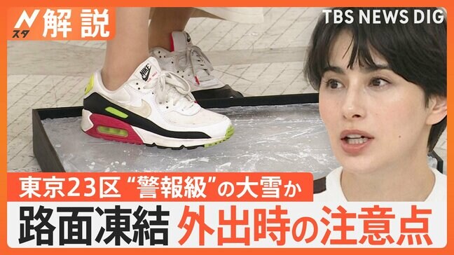 東京23区でも警報級の大雪か 今後の雪の見通しや外出時の注意点は?【Nスタ解説】|TBS NEWS DIG