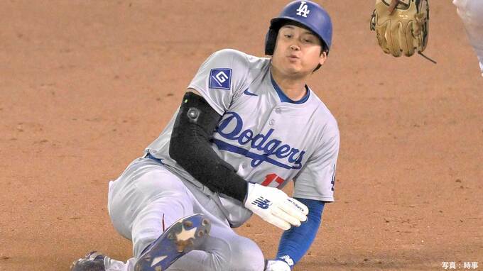 大谷翔平、レフト前安打→6試合ぶり盗塁成功！「48－49」に到達、50盗塁に王手で“50－50”目前　指揮官の記録にも並ぶ|TBS NEWS DIG