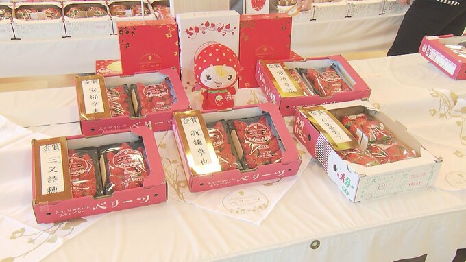 「ベリーツ」や「さがほのか」大分県産イチゴの出来栄えは？品評会と即売会開催|TBS NEWS DIG