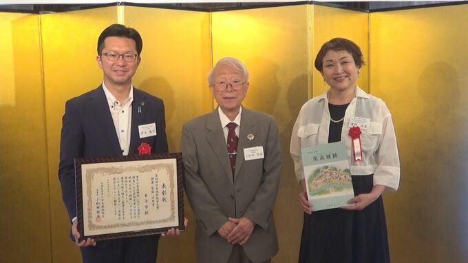 日本城郭協会が鳥取県米子市を表彰　尾高城調査が米子城の整備・活用との連動可能に　|　BSSニュース | BSS山陰放送