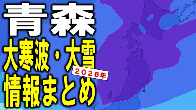 【青森 大寒波・大雪情報まとめ2026】強い冬型の気圧配置＋強烈寒気のダブルパンチ　25日頃にかけて青森県の雪は一体どうなる？　大雪シミュレーションで見る最新予想あり【1月22日午後6時更新】|TBS NEWS DIG