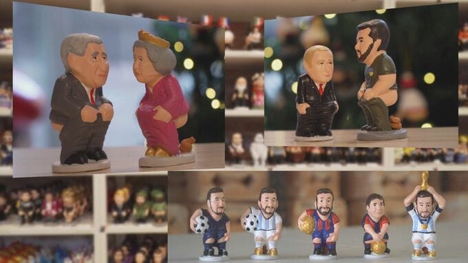 スペイン名物の“おトイレ中”人形「カガネル」 昨年最も売れたのは