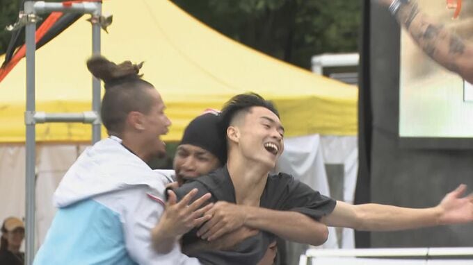 スラックライン・ワールドカップ　地元・小布施町の林映心選手（18）が準優勝！　|　SBC NEWS | 長野のニュース | SBC信越放送
