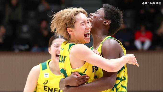 ENEOSが3年ぶり史上最多28度目の優勝！馬瓜エブリンがチーム最多の23得点、今季引退の宮崎早織がゲームを支配【バスケ皇后杯】|TBS NEWS DIG